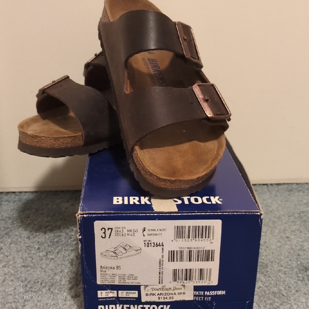 🌼Birkenstock Dark Brown Arizona Sandals